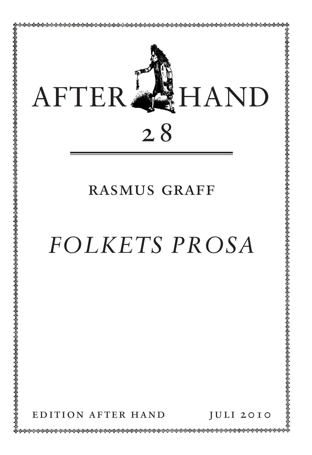 Rasmus Graff: Folkets prosa