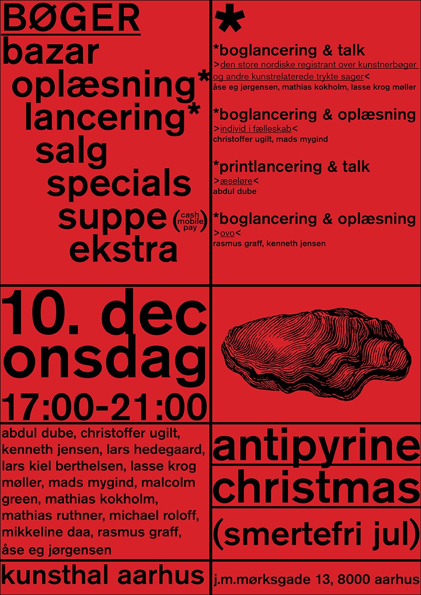 Antipyrine Christmas – 10. dec. kl. 17:00–21:00 i Kunsthal Aarhus